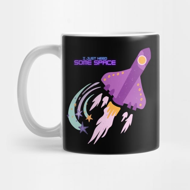 I Just Need Some Space Funny Astronomy Gift by nathalieaynie